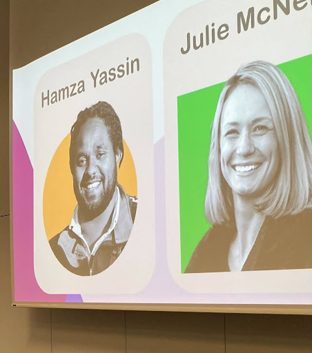 Caroline from ReadingWise at the Dyslexia Scotland conference